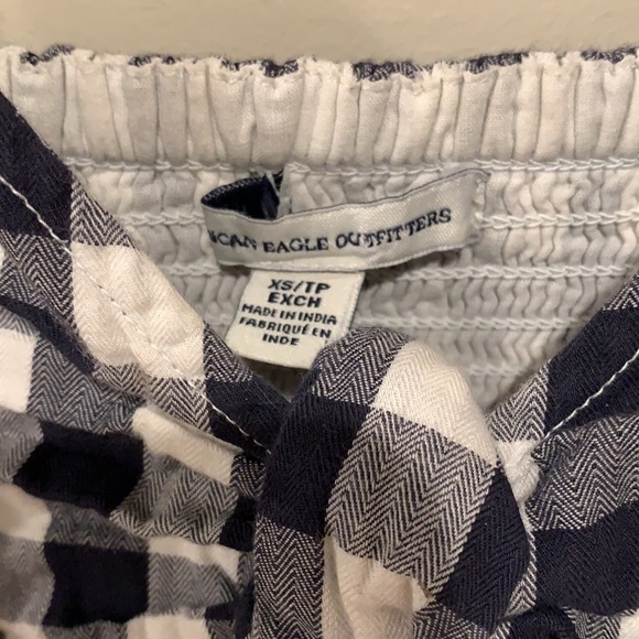 American Eagle Gingham Pin Up Romper - Women’s Size XS - Picture 8 of 8